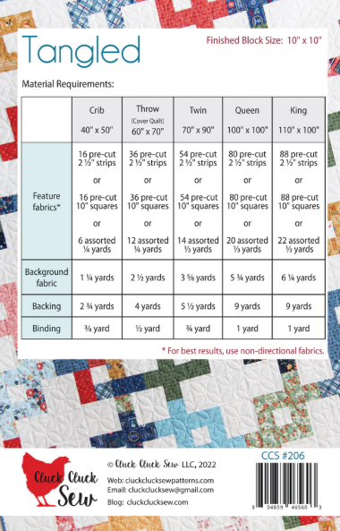 Pattern - Tangled by Cluck Cluck Sew