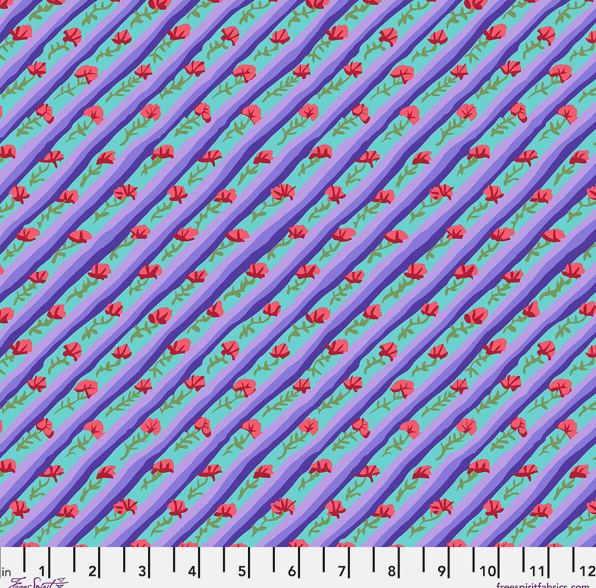 Kaffe Fassett - Diagonal Poppy - Purple