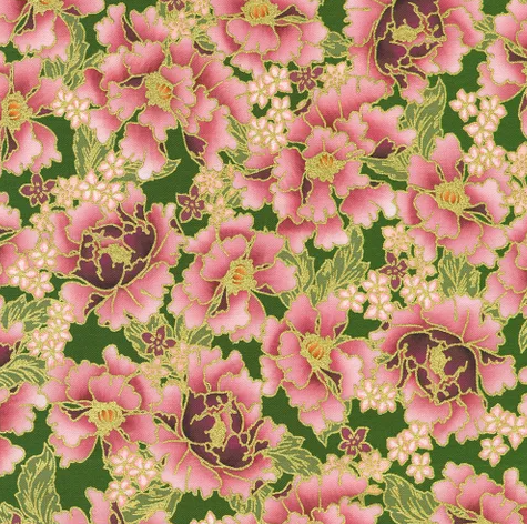 Fabric ~ Imperial Collection: Graceful Cranes - 23505-45 CREAM