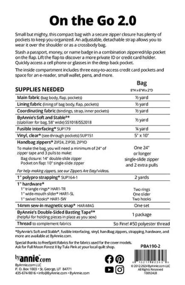 Pattern ~ On the Go 2.0