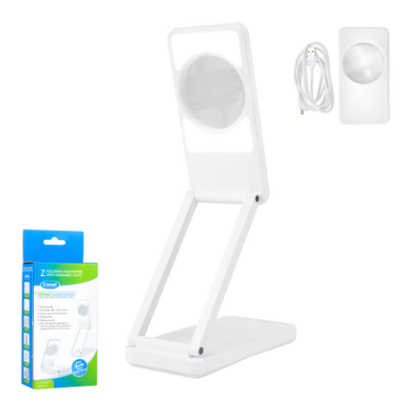 Triumph - LED Z Folding Magnifier with dimmable light