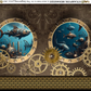 Fabric ~ Jason Yenter - Steampunk Menagerie 3ST-1