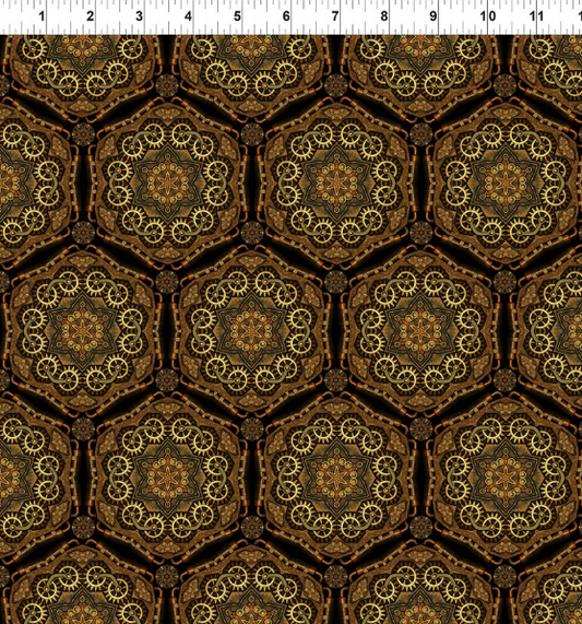 Fabric ~ Jason Yenter - Steampunk Menagerie 7ST-1