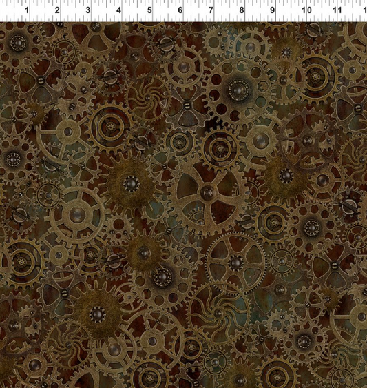 Fabric ~ Jason Yenter - Steampunk Menagerie 8ST-1