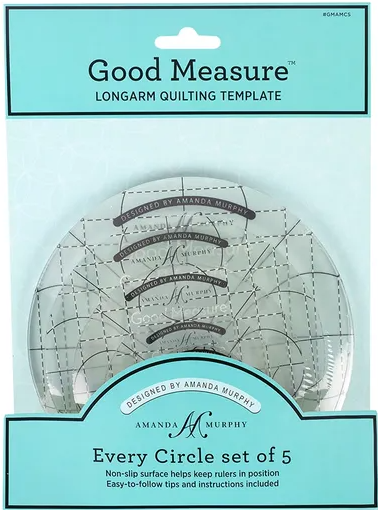 Amanda Murphy - Longarm Quilting Template - Every Circle set of 5