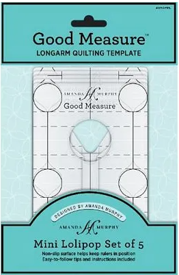 Amanda Murphy - Longarm Quilting Template - Every Mini-Lollipop Set of 5