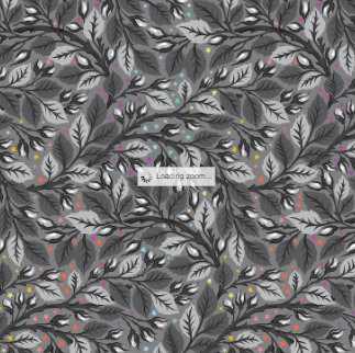 Tula Pink 108"  Wide Back ~ Graywork -  Nip in the Bud
