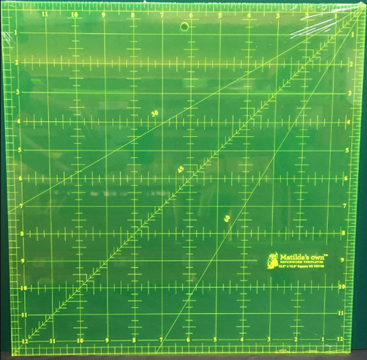 Matilda's Own 12.5"x 12.5" Ruler