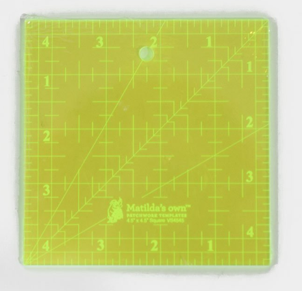 Matilda's Own 4.5" x 4.5" Square Ruler