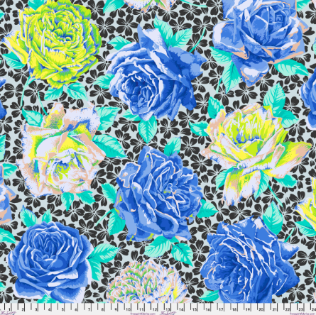 Kaffe Fassett - Rose Bloom - Blue