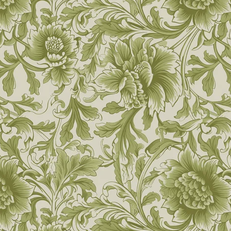 Fabric - Wideload 108" Fleur - Green