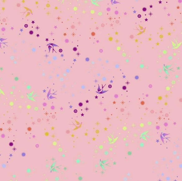 Tula Pink ~ True Colors - Fairy Dust Blush