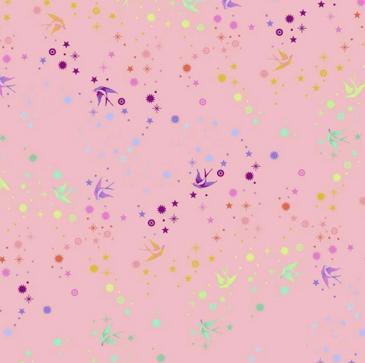 Tula Pink ~ True Colors - Fairy Dust Blush