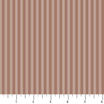 Fabric ~ Nest - Stripe Cinnamon