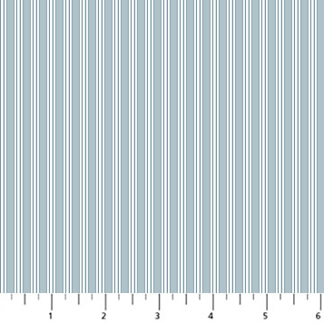 Fabric ~ Nest - Stripe Aqua