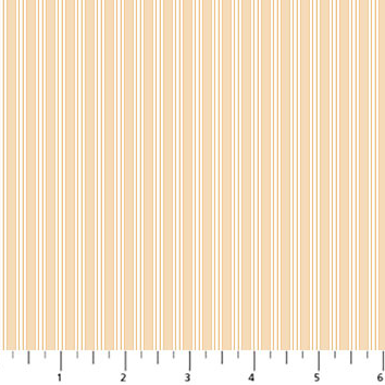 Fabric ~ Nest - Stripe Buttercream
