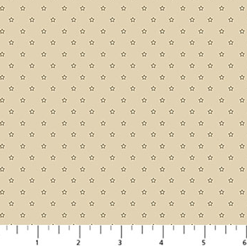 Fabric ~ Nest - Stars Honey
