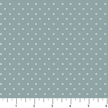 Fabric ~ Nest - Stars Basil