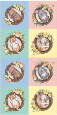 Devonstone Panel ~ Native Nursery Block Panel DV3318