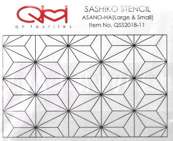 Sashiko Stencil - ASANO-HA
