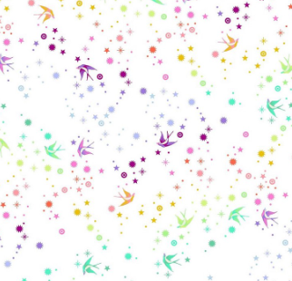 Tula Pink ~ True Colors - Fairy Dust White