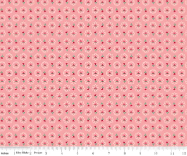 Berry & Sage by Lori Holt - Heritage Coral  - C17381