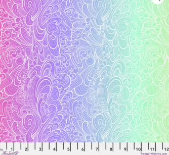 Tula Pink ~ Floral Reef - Riptide Deep Dive
