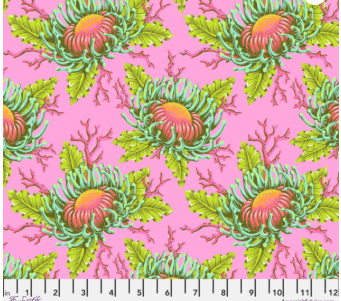 Tula Pink ~ Floral Reef - Friends & Anemones Coralline
