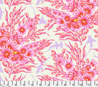 Tula Pink ~ Floral Reef - Shadow Sharks Delphine