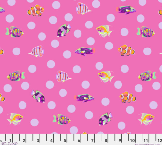 Tula Pink ~ Floral Reef - School Crossing Delphine