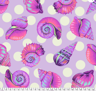 Tula Pink 108"  Wide Back ~ Big Shelly Ultraviolet