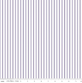 Fabric ~ Daybreak on the Prairie - C17687 - Ditsy Track Stripe Purple