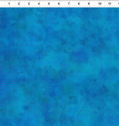 Fabric ~ Jason Yenter - Dit Dot Evolution - Sky