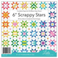 Pattern - 6" Scrappy Stars