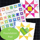 Pattern - 6" Scrappy Stars