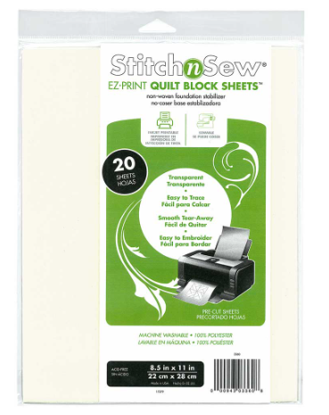 Stitch n Sew - Foundation Piecing Stabilizer