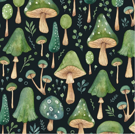 Wide Back - Mushroom Black