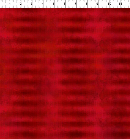 Fabric ~ Jason Yenter - Dit Dot Evolution - Cherry