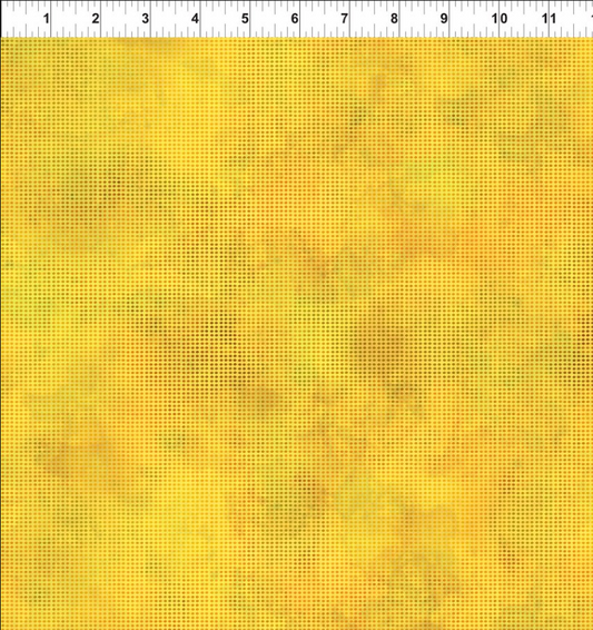 Fabric ~ Jason Yenter - Dit Dot Evolution - Buttercup