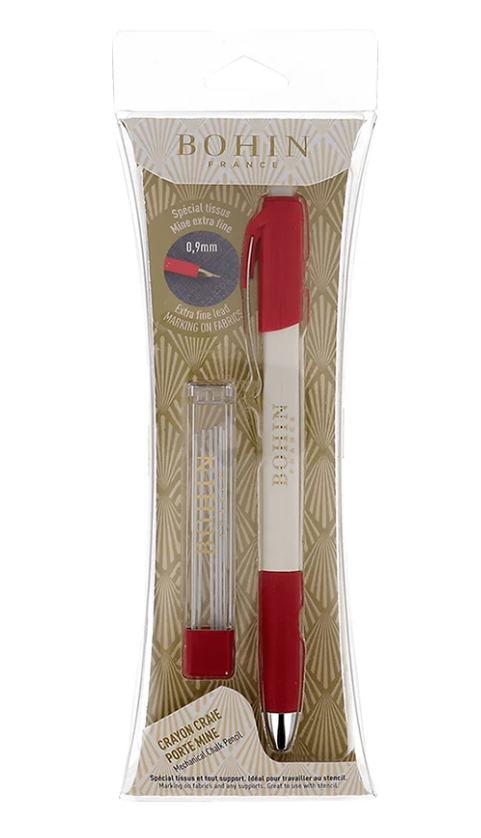 Bohin - Fine Chalk Pencil 0.9mm with refills