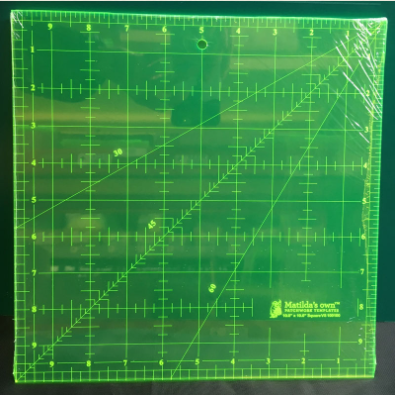Matilda's Own 10 x 10"  Square Ruler