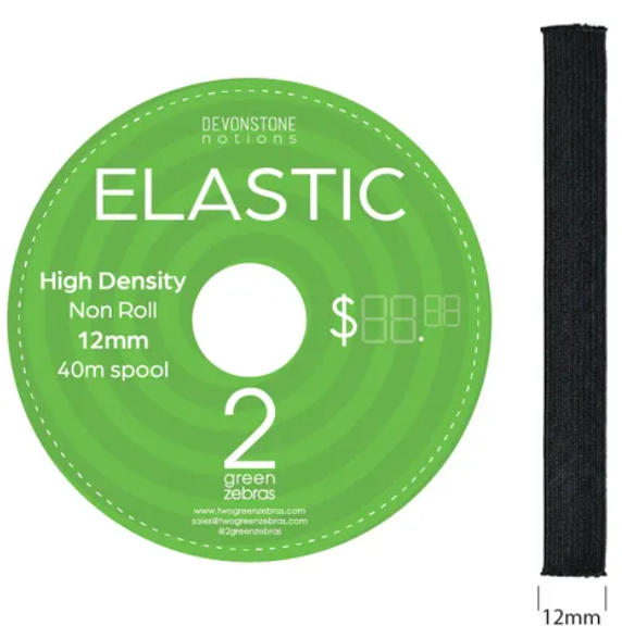 Elastic High Density 12mm (Black)