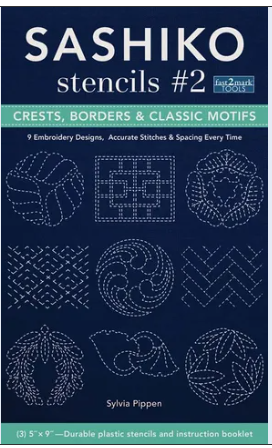 Stencils ~ Sashiko Stencils #2 by Sylvia Pippen