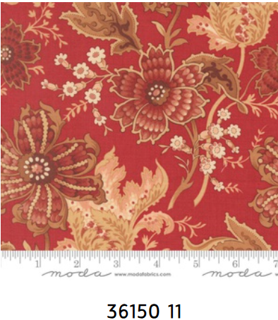 Fabric~ French General - Le Jardin Rouge M3615011