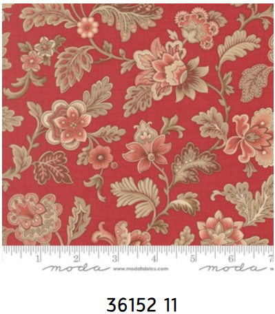 Fabric~ French General - Le Jardin Rouge M3615211