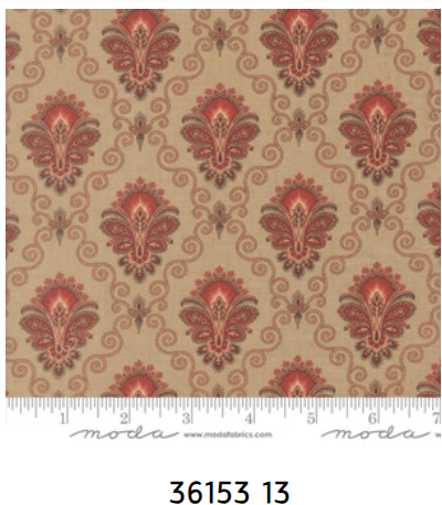 Fabric~ French General - Le Jardin Rouge M3615313
