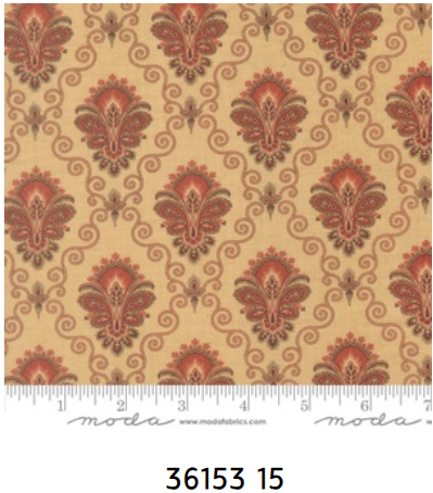Fabric~ French General - Le Jardin Rouge M3615315
