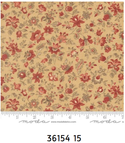 Fabric~ French General - Le Jardin Rouge M3615415