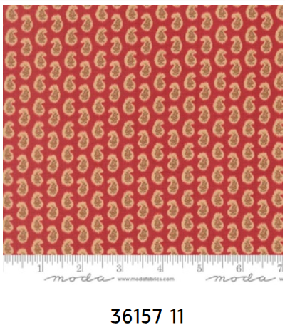 Fabric~ French General - Le Jardin Rouge M3615711