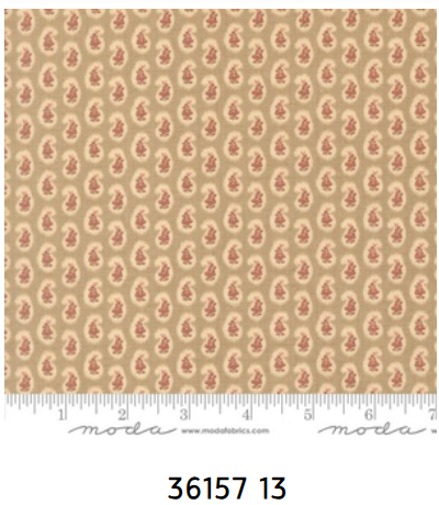 Fabric~ French General - Le Jardin Rouge M3615713